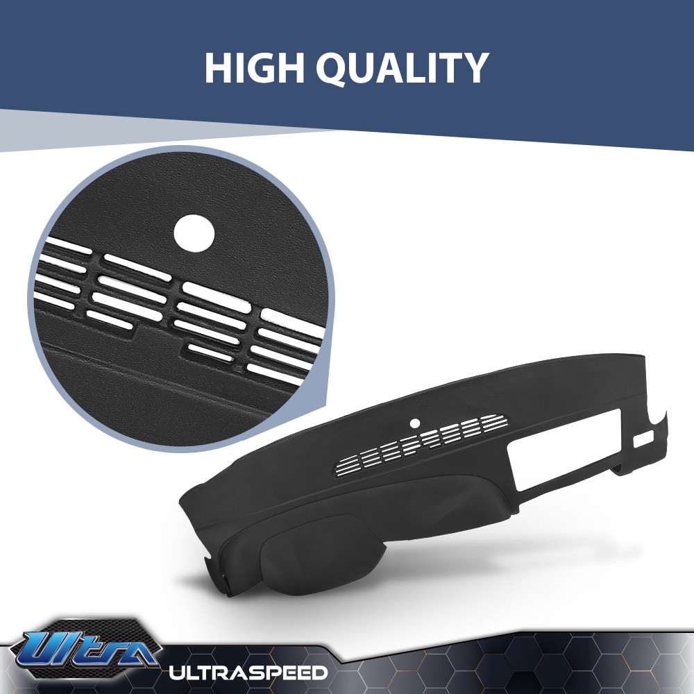 Soft TPE Dash Board Cover Cap Black For 07-2014 Silverado LS LT WT Sierra SL SLE