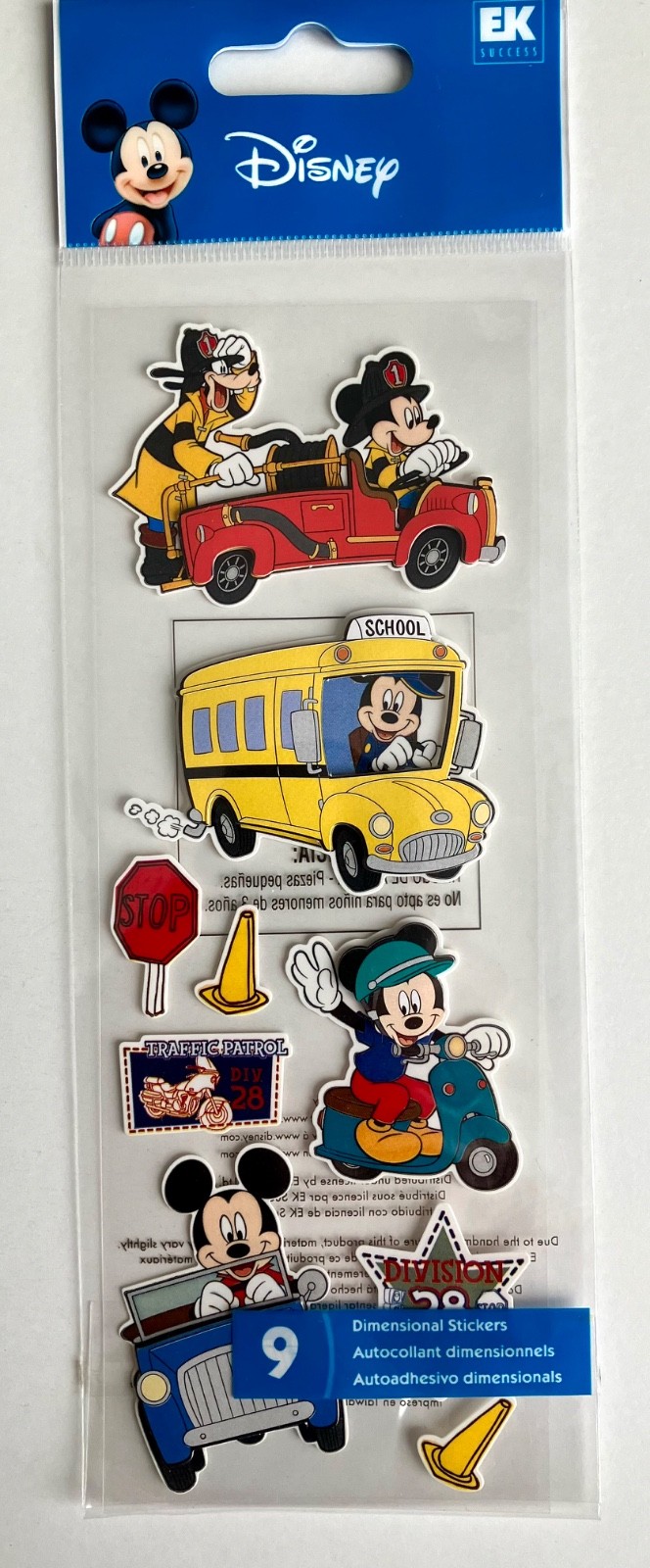 Jolee's Scrapbooking Stickers, MICKEY MOUSE Theme, You Pick, some Rare!