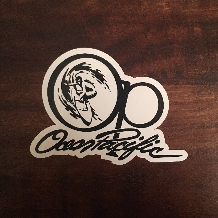 Op Sticker- Ocean Pacific