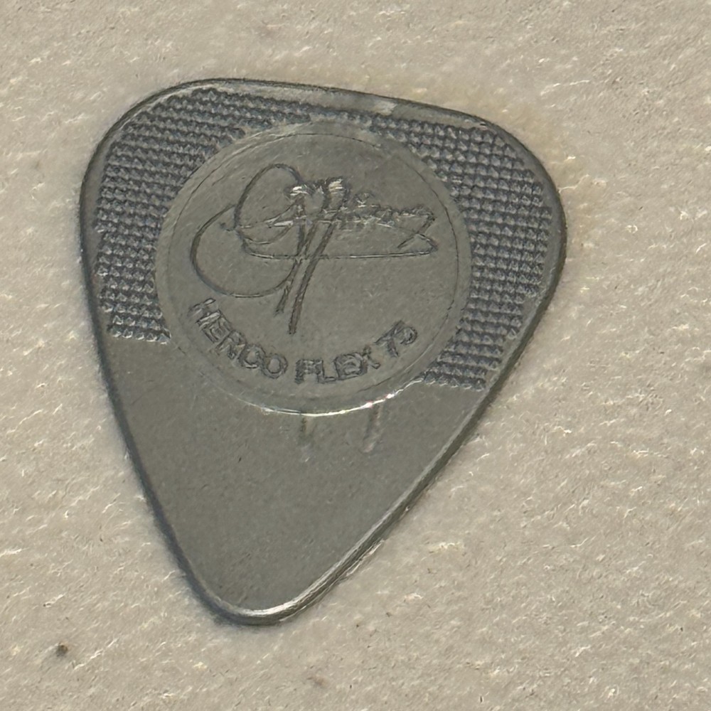 KISS Gene Simmons Signature Guitar Pick Herco Tour Concert Plectrum TWO DOT RARE