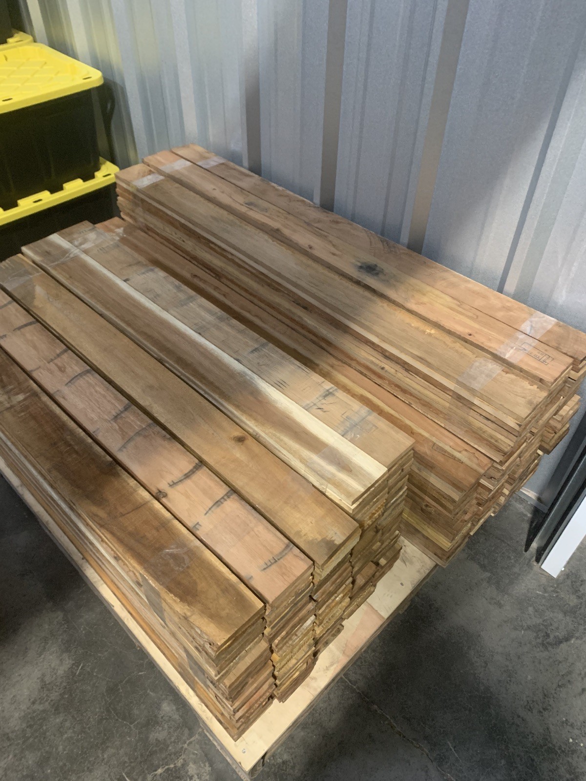 Pallet Boards Reclaimed Oak/pine NAIL FREE 10pcs 10sqft