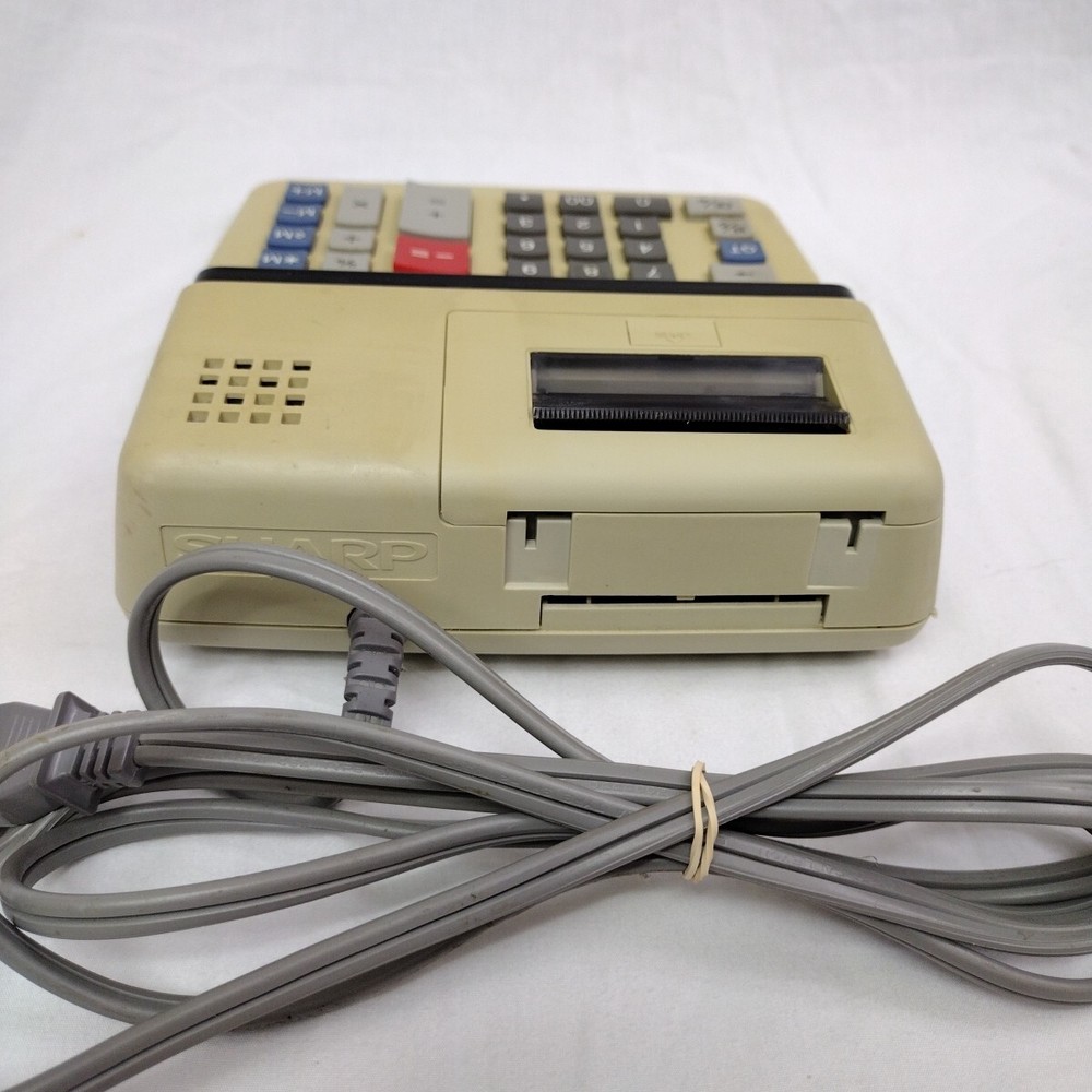 VINTAGE SHARP EL-2192G ELECTRONIC CALCULATING MACHINE- NO PRINTER FUNCTION
