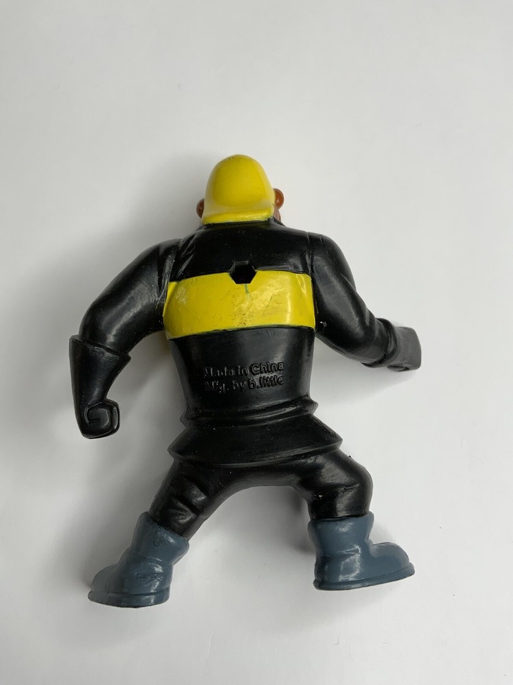 FIREMAN BEAR 3.5” SOLID PVC ACTION FIGURE B. LITTLE