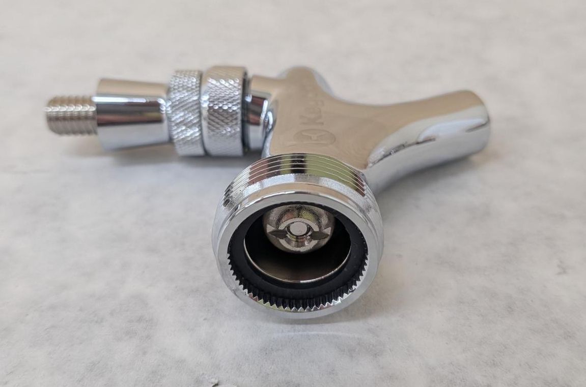 Kegco 493K-CFBL Chrome Tap Beer Faucet Brass Lever