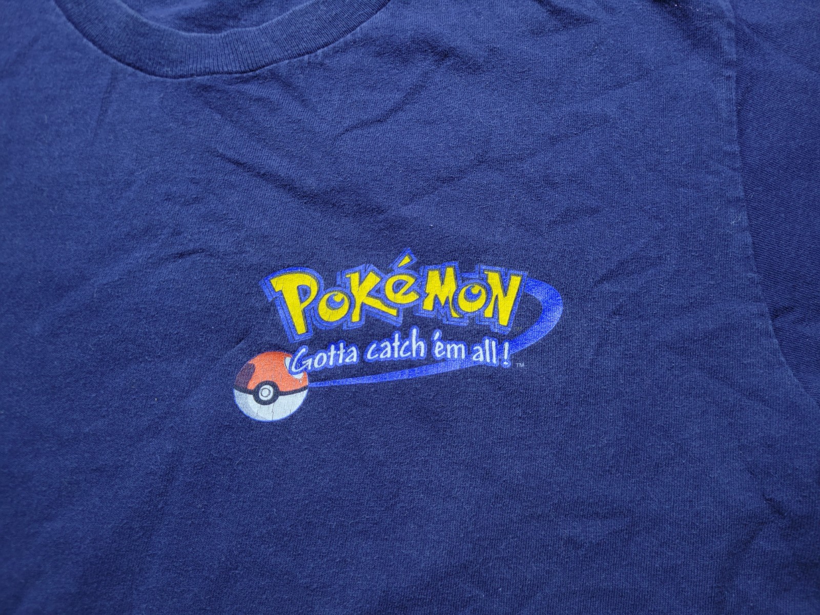 Vintage Pokemon Ash Ketchum 1999 Nintendo T-Shirt Size Youth XL