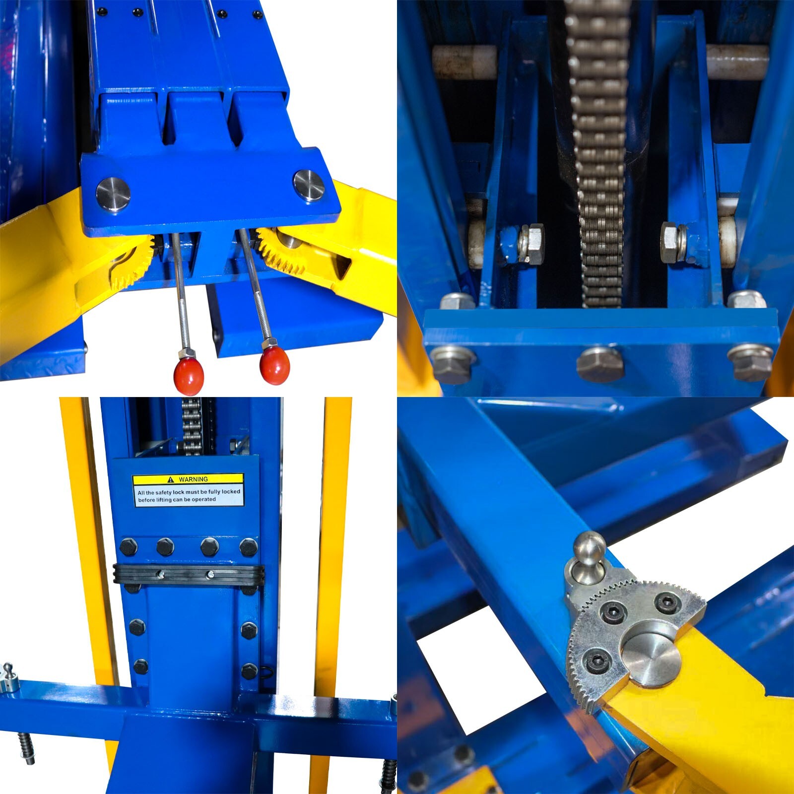 XK 6,200 lb Single Post Lift Portable 220 VOLT