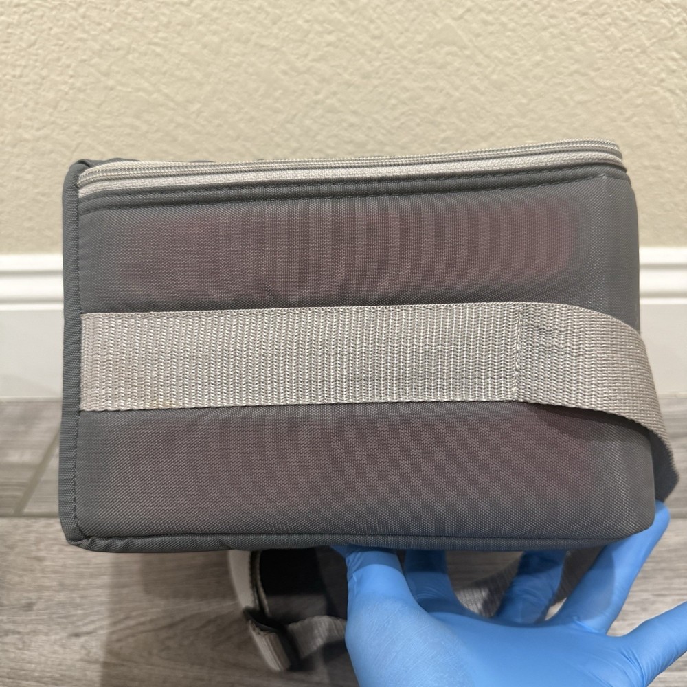 Gray Case Logic CD Carry Bag with Strap - 28 CD Case Holder