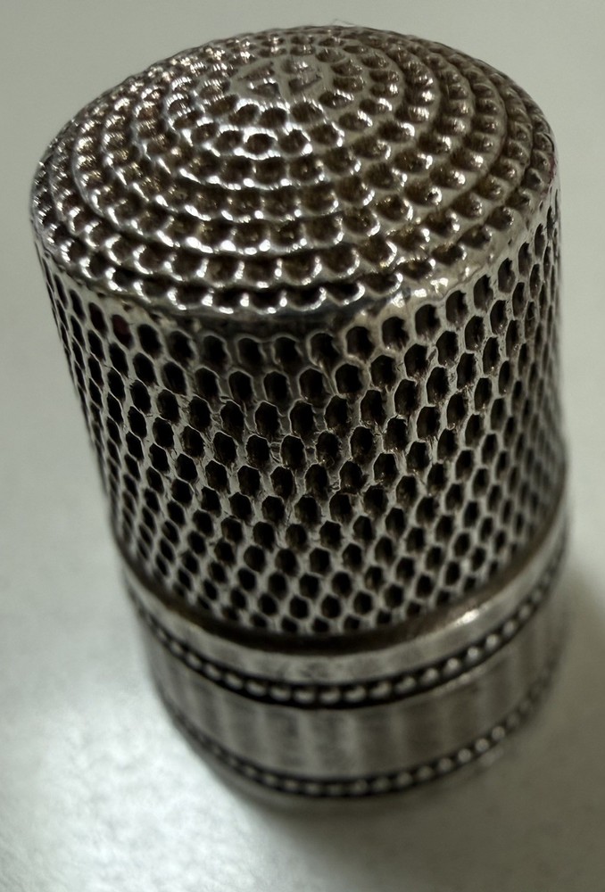 Sterling Silver Sewing Thimble size 11