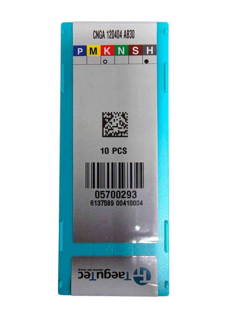 TAEGUTEC CNGA 120404 AB30 Ceramic Insert 10pcs