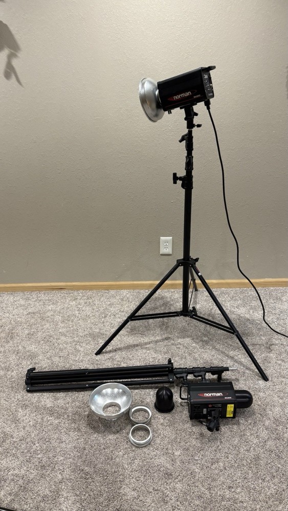 2 Norman Ml600’s With Accessories