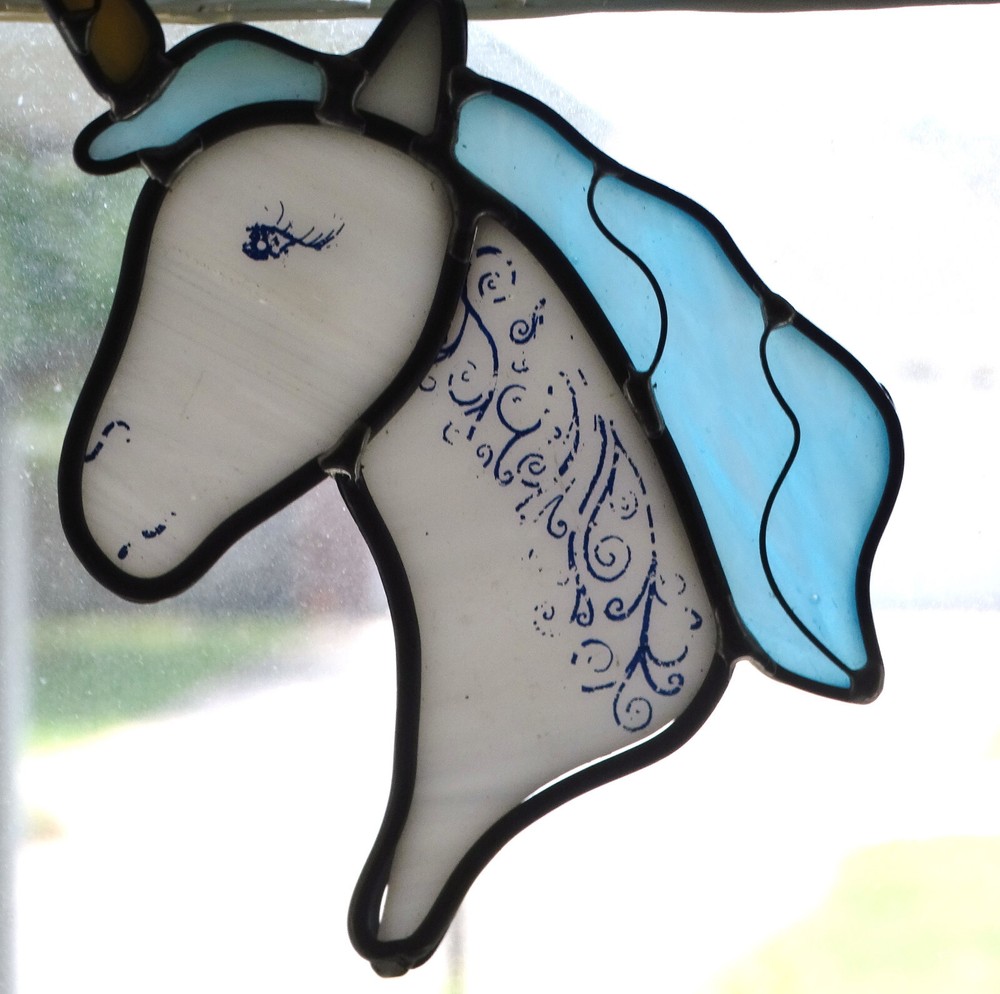 Stained Glass Unicorn