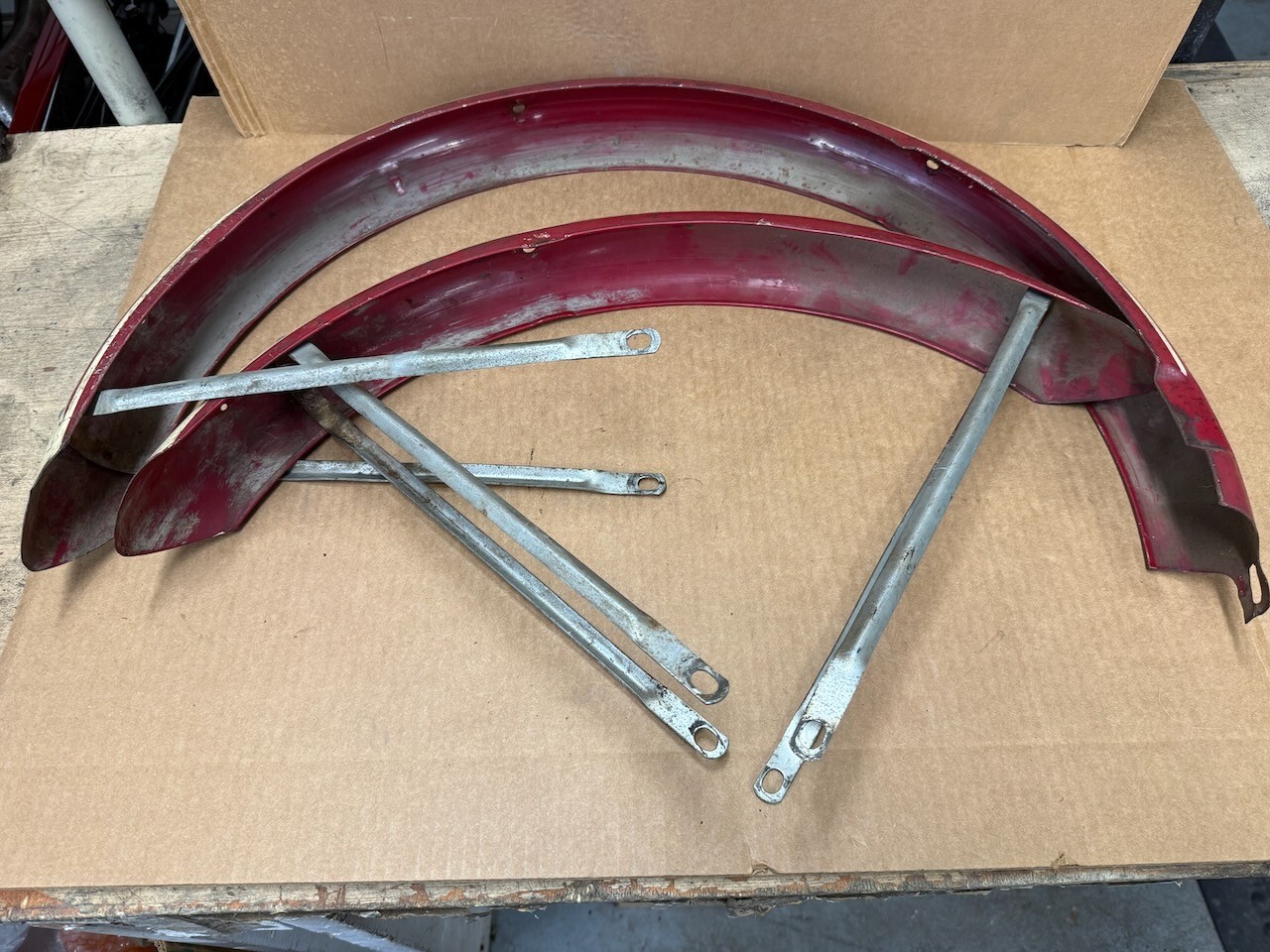 Monark Prewar Mens 5 Bar 26" Bicycle Fender Set