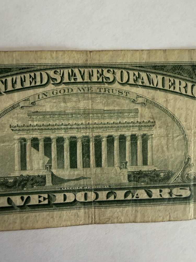 5 Dollar Red Seal US Note $5 1963 A61739997A