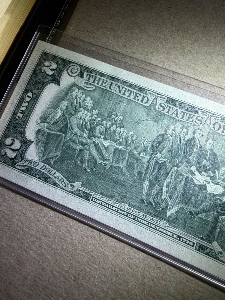 1976 $2 FRN Richmond "MISALIGNMENT ERROR" - UNC "GOOD EMBOSSING"