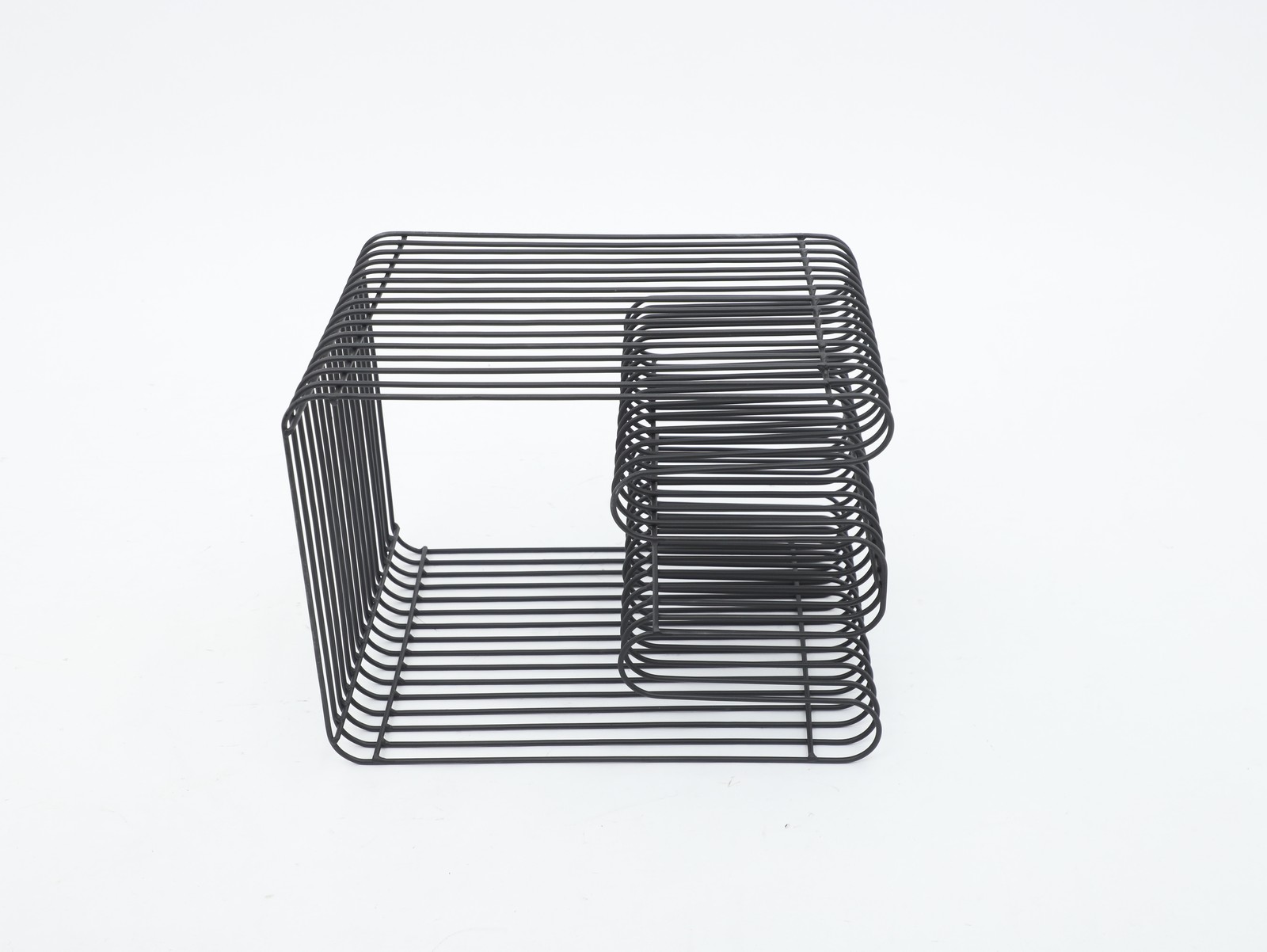 Black Nightstand Bedside Table Bedroom End Side Table 32*32*41cm