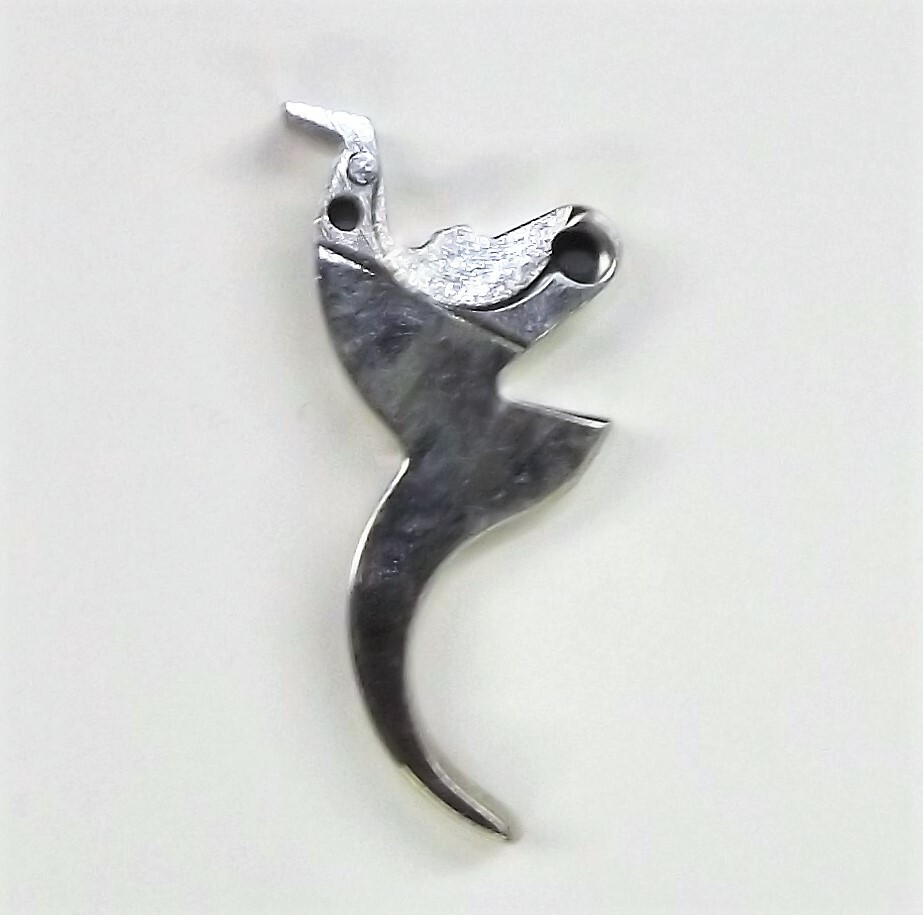 Colt Python Trigger - New - Nickel (#Z-288)