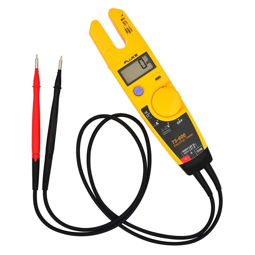 Fluke T5-600 Clamp Meter Continuity Current Electrical Tester