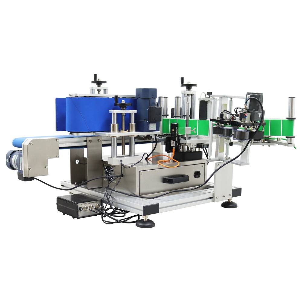 Auto Conveyor Table Round Bottle High Speed Coding & Labeling Machine Labeller