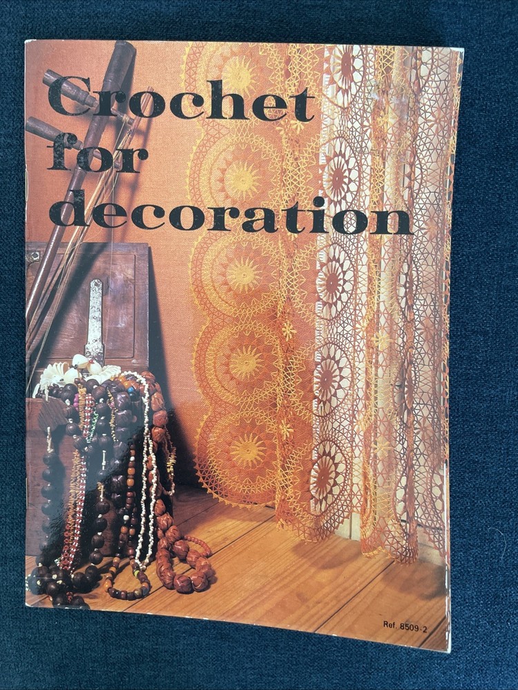 DMC Crochet Thread  Pattern Book Curtains-tablecloths-placemats Patterns