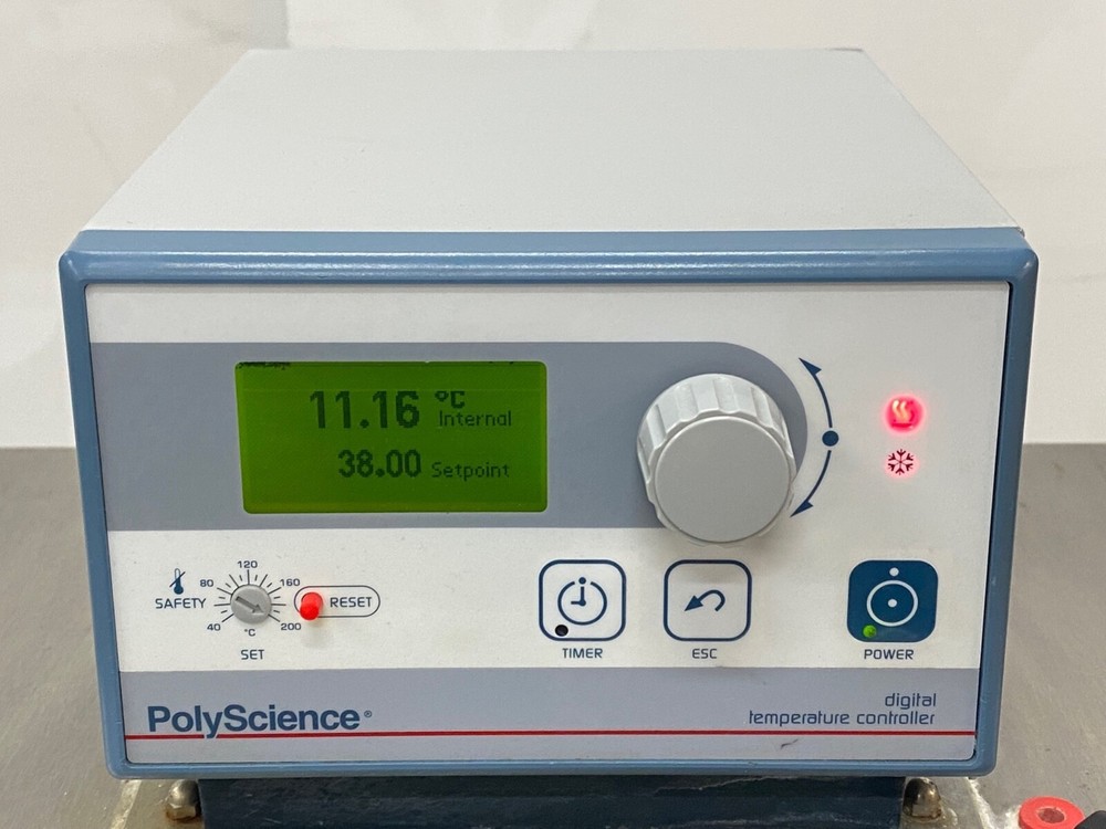 QTY (2) - PolyScience 9502A11C Circulating Heated Water Baths 13L Capacity + Bin