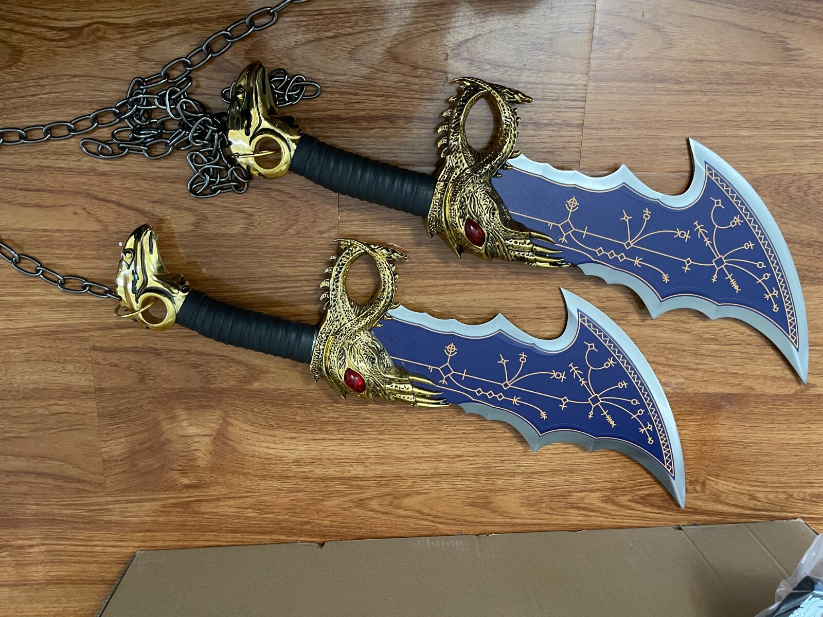 [OPEN BOX]Blades of Chaos Real Metal kratos GOW Steel,1:1 Replica.variety style
