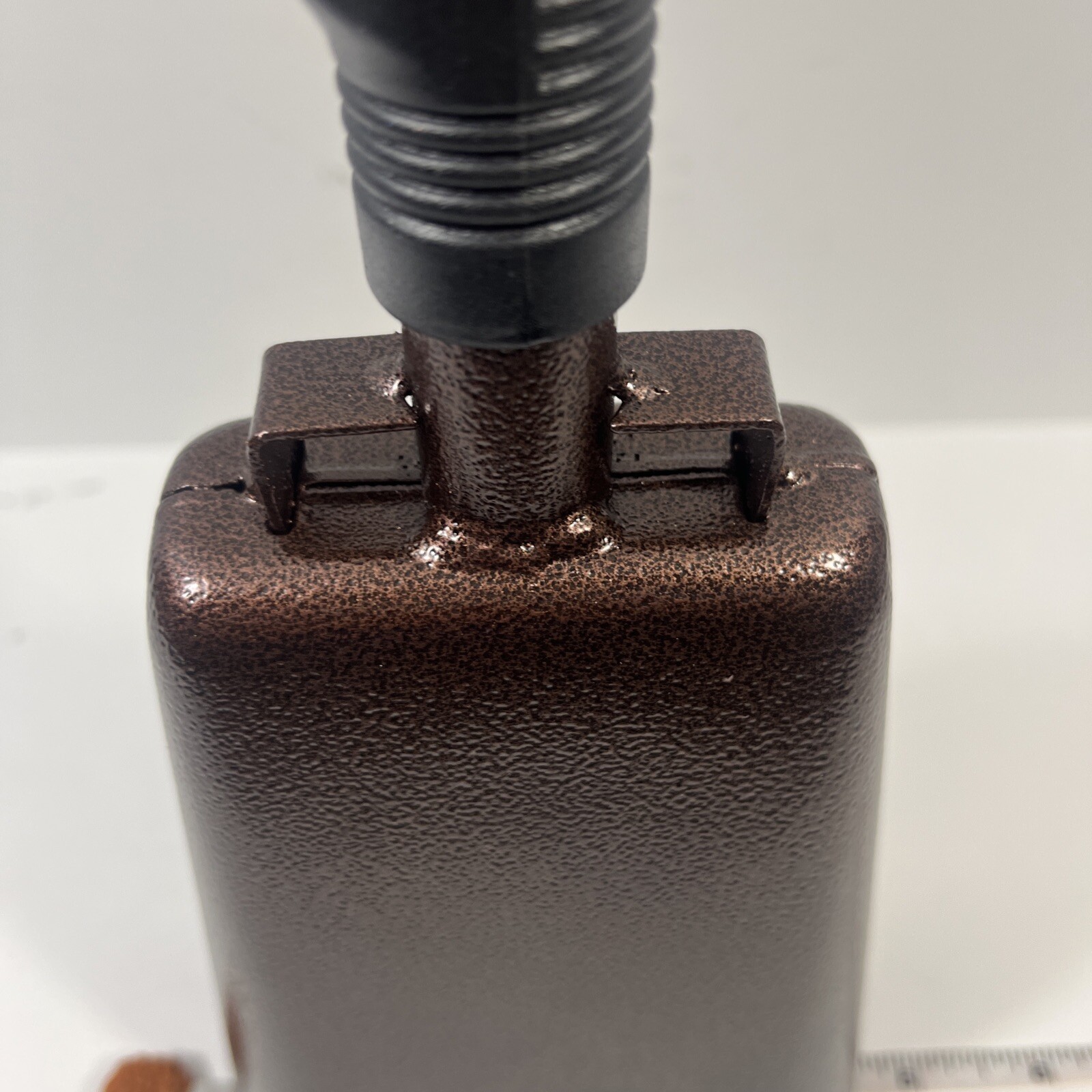 WMM Copper Hand Held Cow Bell Cheering Instrument Sports Music Events 11” New