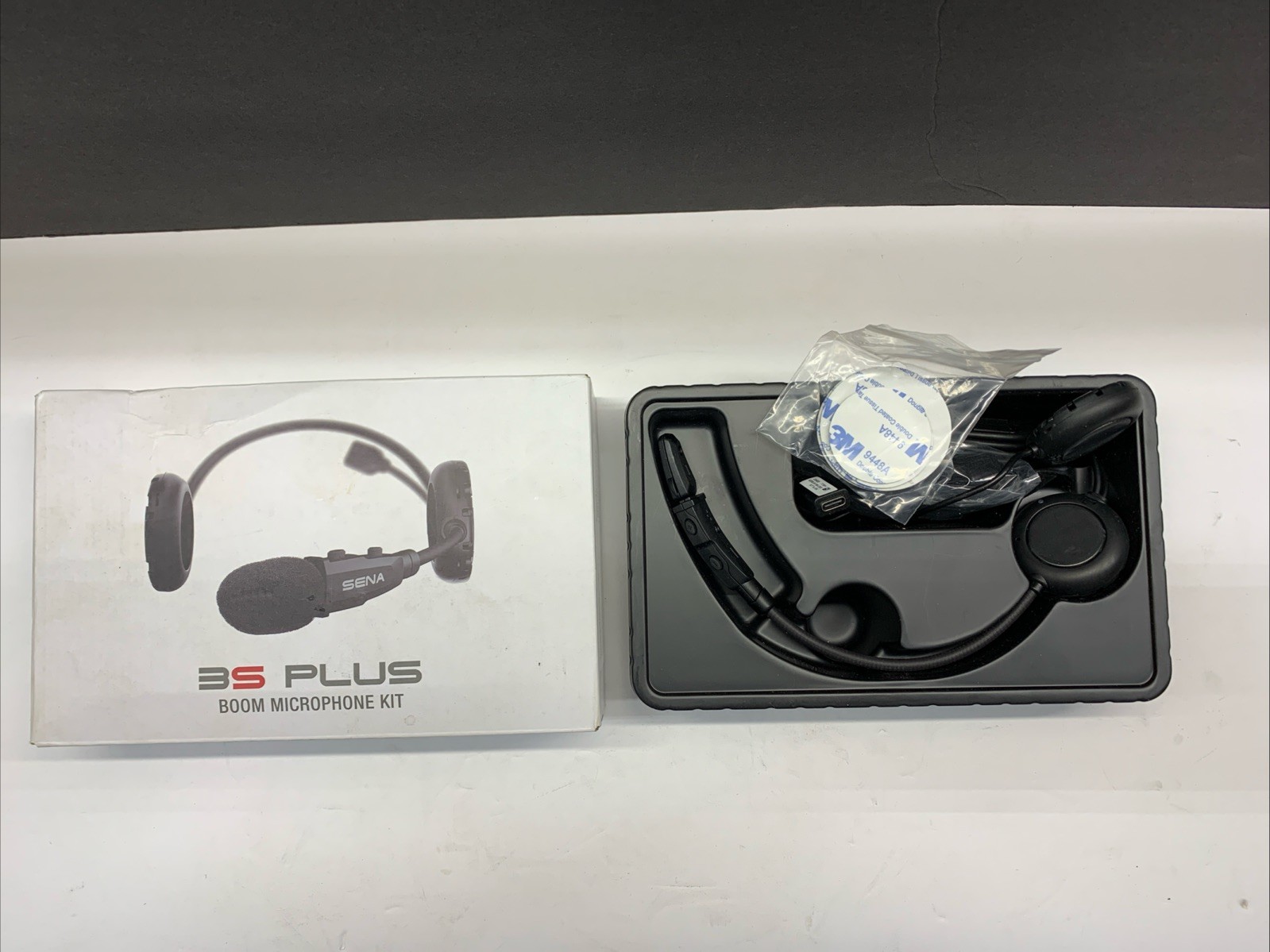 New SENA 3S Plus Boom Bluetooth Communication System Headset (3SPLUS-B-10)