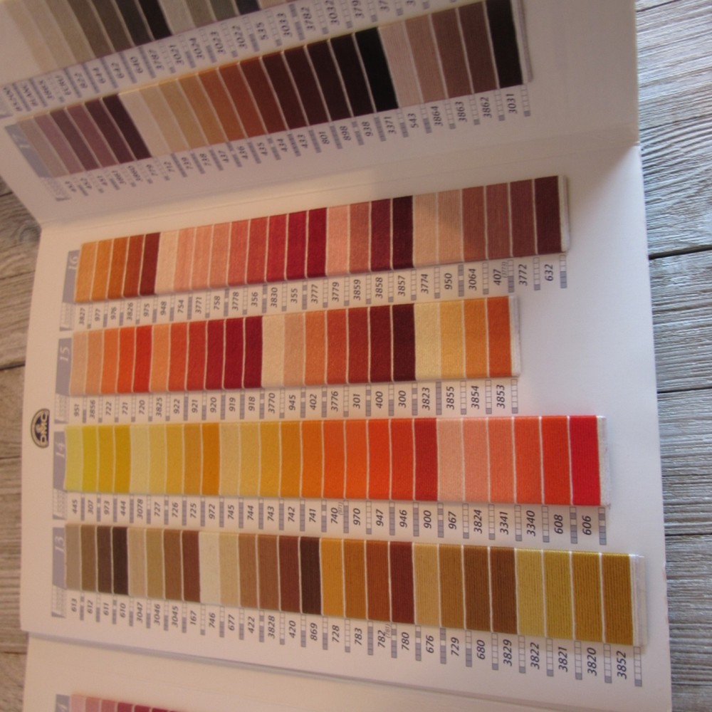 DMC Creative World Pearl Cotton Sample Book