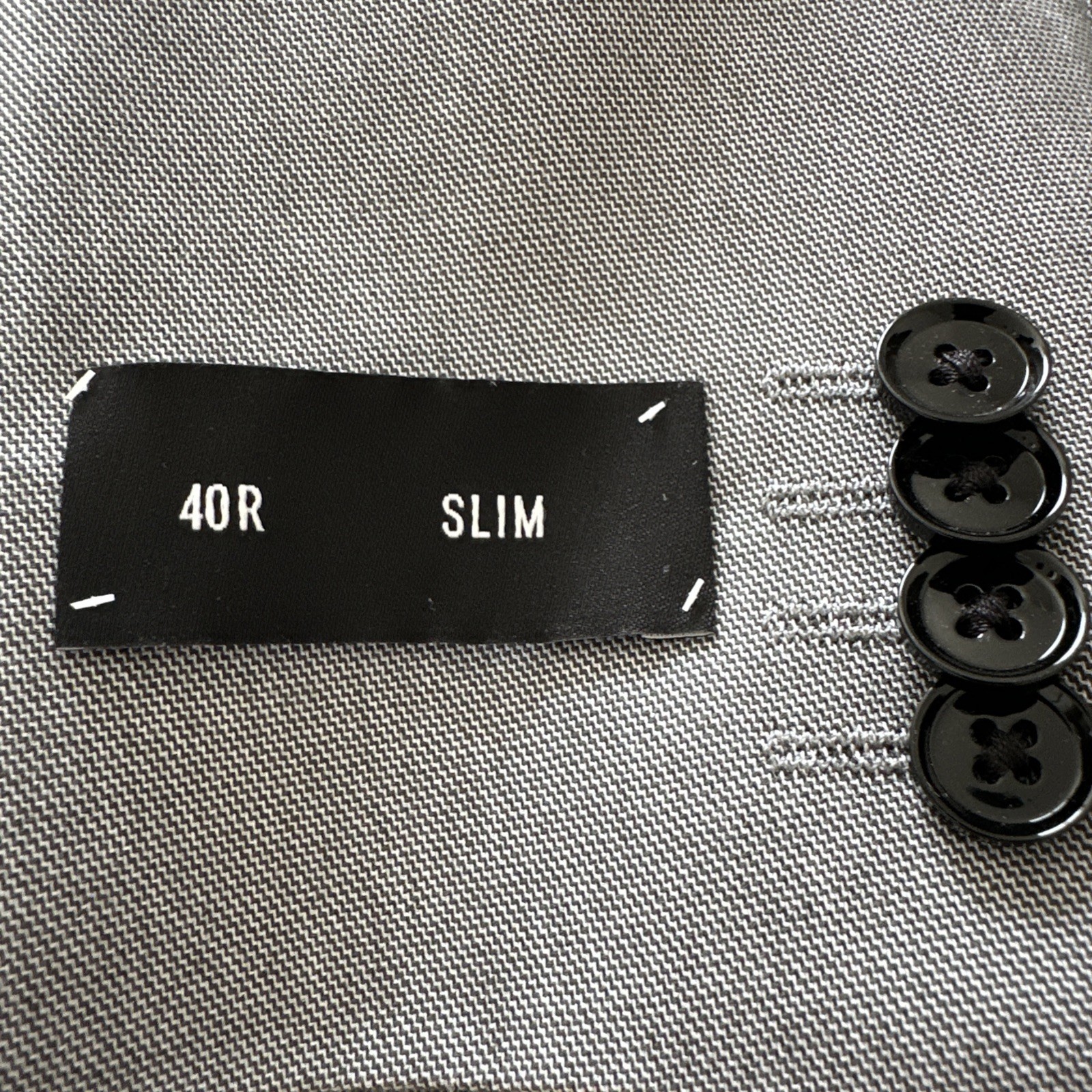 Express Men’s Suit Jacket 40R Slim Gray Brand New With Tags And Labels Business