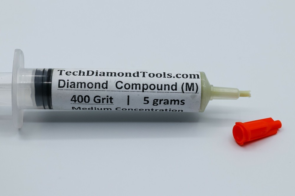 Diamond Paste Compound Polishing Lapidary 400 (M) Grit 5 Gram (USA MADE)