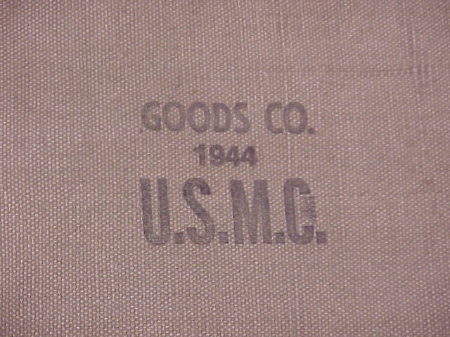 ORIGINAL & VERY GOOD+ Condition Jack Brannan Fake "USMC" Packboard Cover