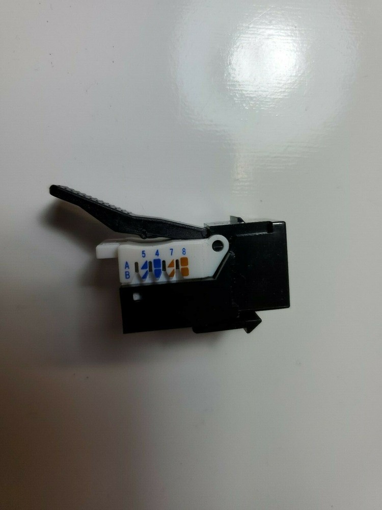 MONOPRICE Plastic Datacom Jack,Cat5e,Tooless,1076, Black