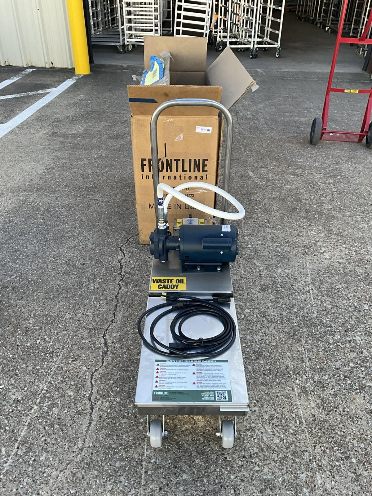 2024 Frontline International 10SS Grease Caddy filter Heated Grease Oil Filter E