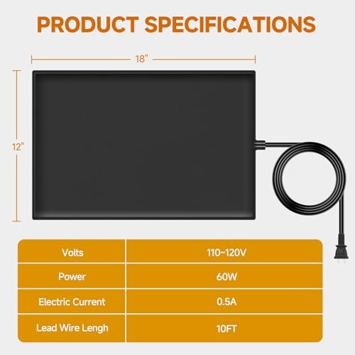 RV Tank Heater, RV Tank Heater Pad, 120V RV Water Holding Tank Heater for