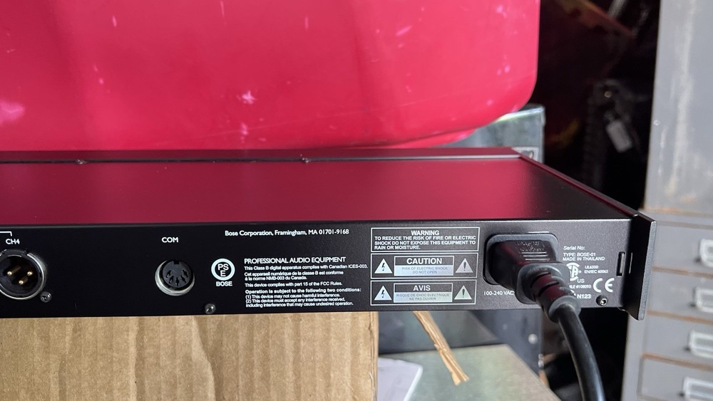 Bose Panaray Digital System Controller Processor Rack Mountable 1U Black