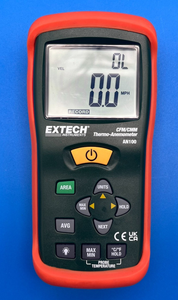 Extech AN100 Thermo-Anemometer CFM/CMM