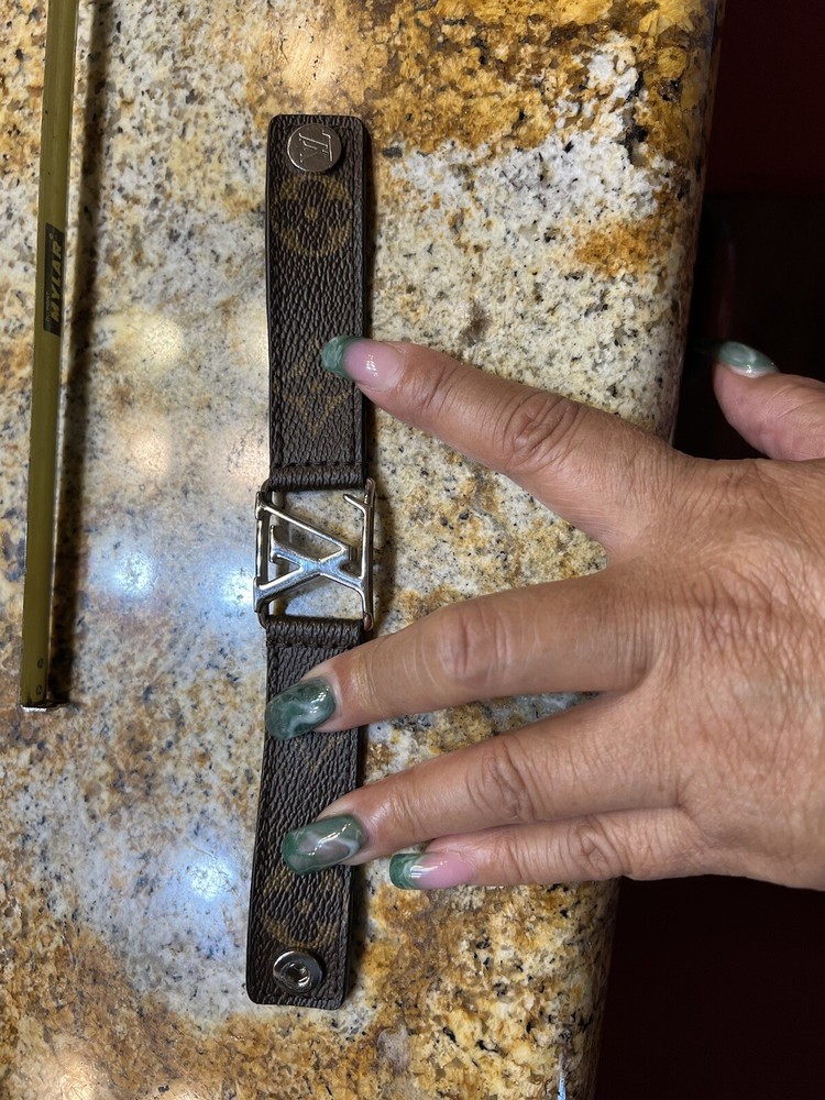lv bracelet Monogram Brown