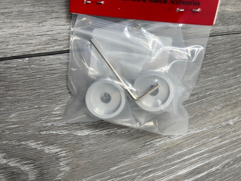 2 Pkgs (4 Total) KAISH K1826-Silver Aluminum Pot Knobs w/Blue Circle & Indicator