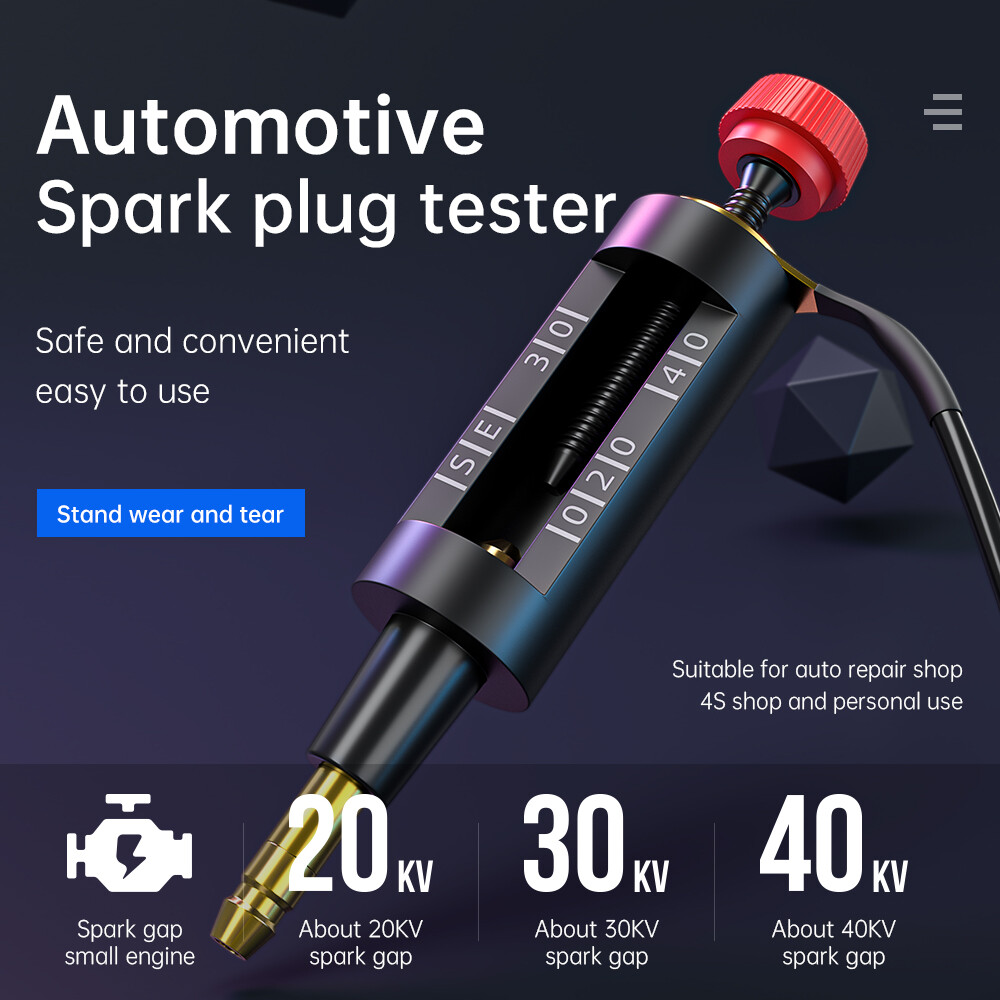Spark Plug Tester Ignition System Coil Engine In Line Auto Diagnostic Test Tool