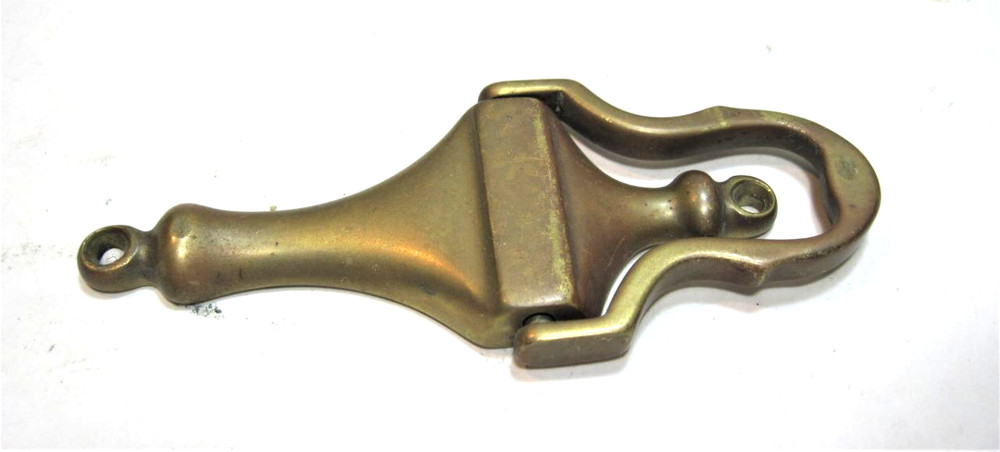 Vintage Solid Brass Door Knocker 3.75" x 1.75"