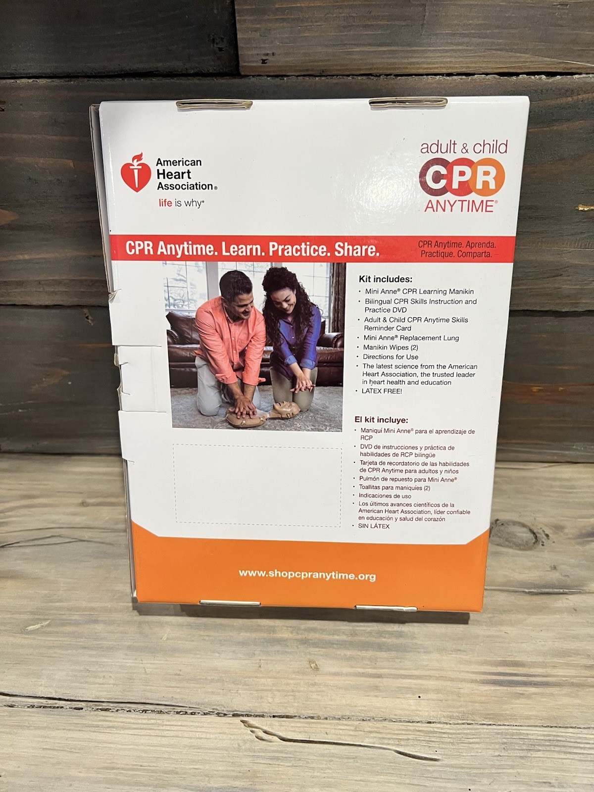 Life Saving Adult and Child CPR Anytime Kit Open Box Not Used