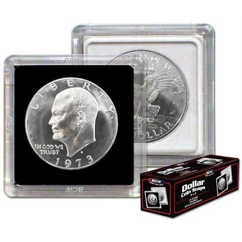 2 BCW 2x2 Large Dollar Coin Snap Holders