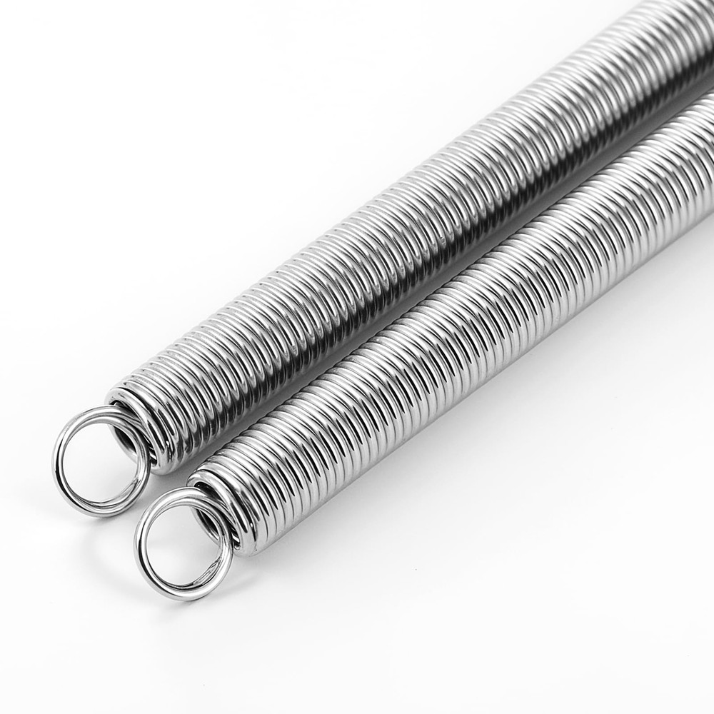 2PCS Screen Door Spring, 15 Inch Spring for Doors Universal Silver