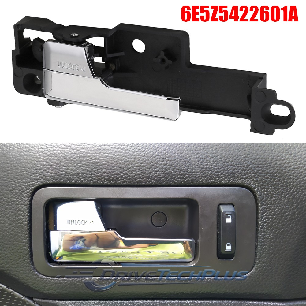 For 2006-2012 Ford Fusion MKZ Front Left Driver Side Chrome Interior Door Handle