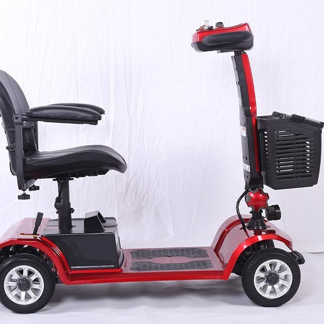 Mobility Scooter 4 Wheel Electric Powered 12.4miles Range 300W 419lbs Capacity