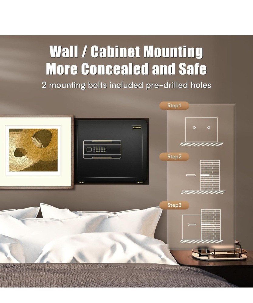 ADIMO BGX-M/D-35 Home Safe: Secure Your Valuables with Advanced Technology