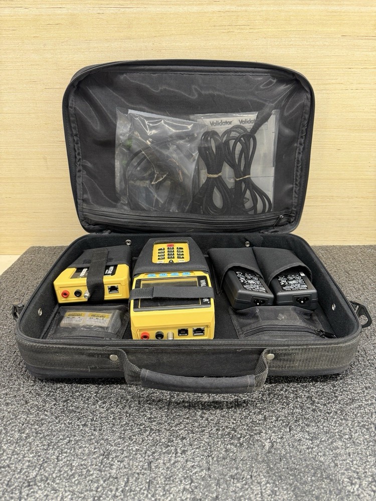 JDSU Validator NT900 and Validator Remote NT93 Network LAN Ethernet Cable Tester