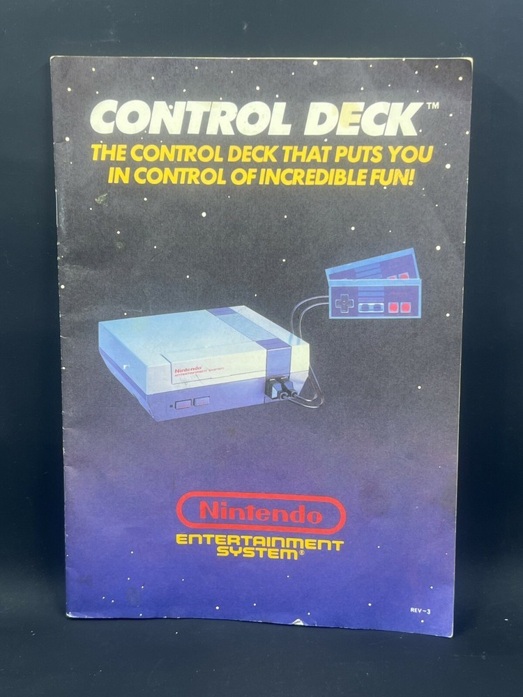 1988 Nintendo NES Control Deck Manual REV-3