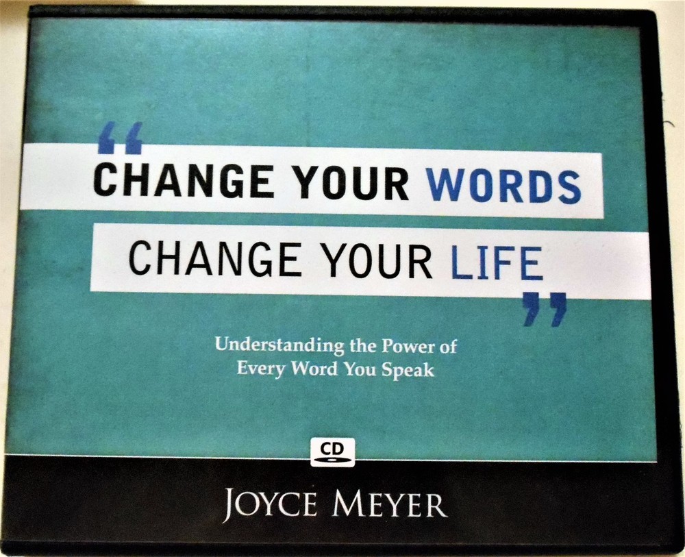 Change Your Words Change Your Life...Joyce Meyer 4 CD Set