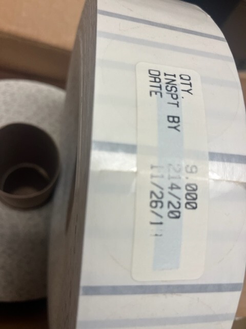 2" Clear Poly Mailing Tabs, Made in USA, 9000 pcs/Roll
